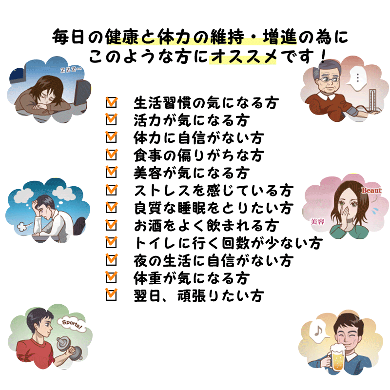 日本山人参（イヌトウキ） 5年根錠剤をこんな方にオススメ！